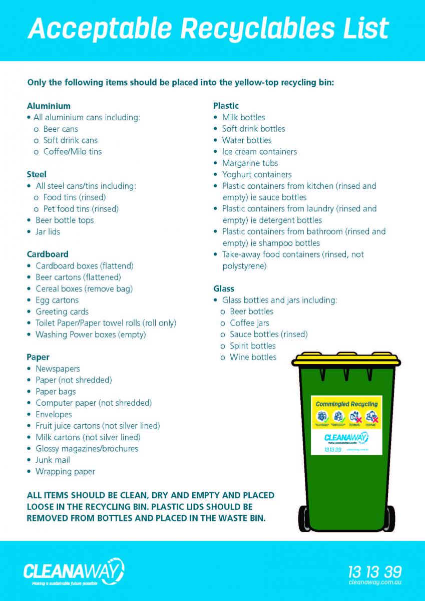 Recycling Bin Service City of Karratha